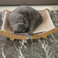 Wooden Cat Scratcher Bed - Detachable Scratch Pad