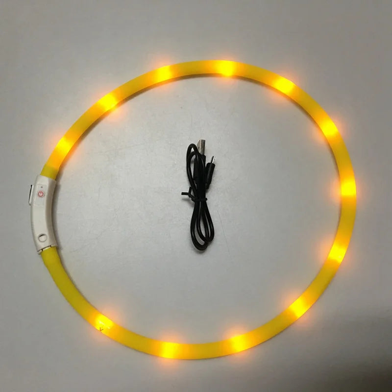 USB Charging LED Glowing Dog Collar