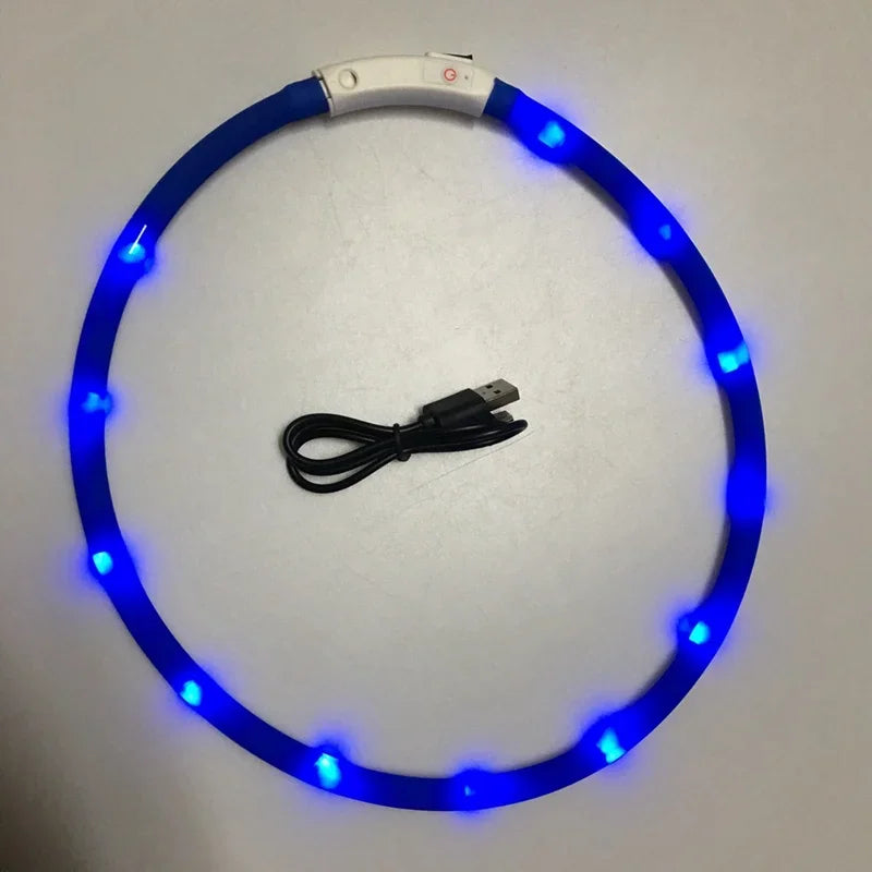 USB Charging LED Glowing Dog Collar