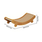 Wooden Cat Scratcher Bed - Detachable Scratch Pad