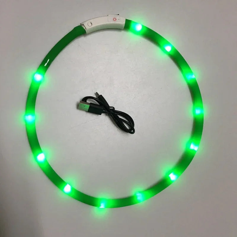 USB Charging LED Glowing Dog Collar