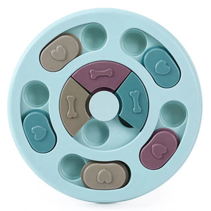 Interactive Dog Slow Feeder Bowl - Puzzle Toy