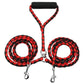 2 Way Braided Nylon Dual Dog Leash